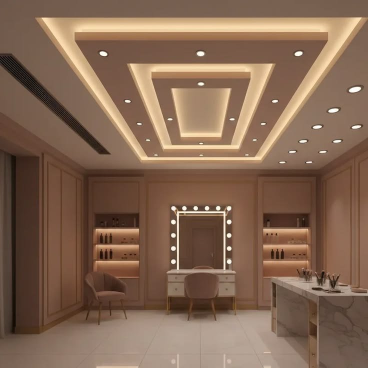 Minimalist POP Bedroom Ceiling RYK